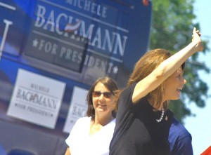 Michele Bachmann in North Iowa in 2012
