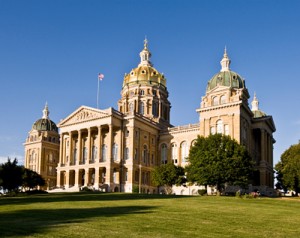 State capitol of Iowa