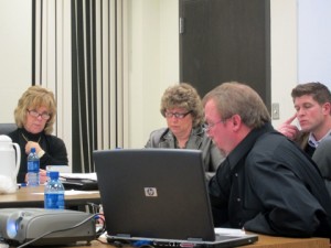 City Finance Director Kevin Jacobson (front)