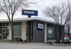 A US Bank branch in Mason City, Iowa