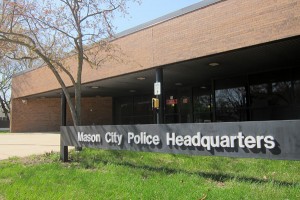 Mason City police headquarters, across the street from Mohawk Sqaure