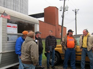 Locked out American Crystal Sugar workers in Mason City... some were replaced by scabs