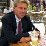 In this July 4, 2012, file photograph, U.S Ambassador to Libya Chris Stevens is seen during an interview with a team of Libya Hurra TV. Stevens was killed in an attack on U.S. consulate in Benghazi, Libya, on September 11, 2012.