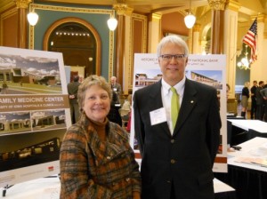 Randy Cram, of Bergland & Cram, came to the Capitol for Architect’s Day to visit with Senator Ragan.