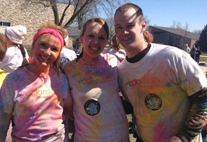 Jenna Borcherding with Sister and Brother-in-law,  Katie and Justin Hesnard