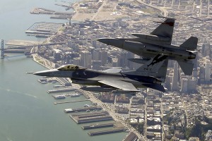 F-16s over San Francisco