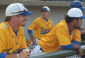NIACC picture of Tanner Unkel, Ryan Voves and Reynaldo Sala before game against Madison College.