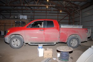 Michael Klunder's Red Toyota Pickup
