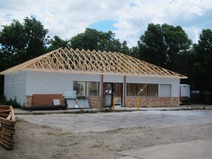 Former convenience store being transformed into chiropractic office