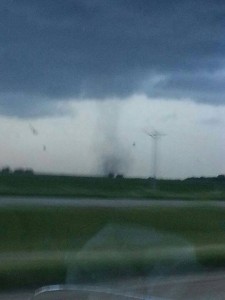 Small funnel cloud reported just outside Floyd, Iowa, in 2013