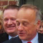 Steve King in Mason City, opening his 4th District office