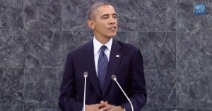 President Barack Obama addresses the United Nations on Tuesday, September 23, 2013.