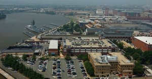 WASHINGTON (Sept. 16, 2013) An undated file photo of an aerial view of the Washington Navy Yard. (U.S. Navy photo/Released)