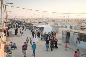 A scene from the crowded Za'atri refugee camp in Jordan hosting many Syrian refugees. Photo: UNHCR/J. Kohler