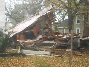 314 East State demolished Wednesday morning