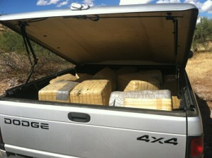Dodge Truck loaded with marijuana intercepted by Border Patrol