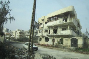 A look at some of the destruction in Homs (March 2012). UN Photo/Atiqul Hassan