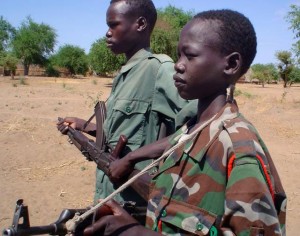 Child soldiers (file photo). Photo: Gabriel Galwak/IRIN