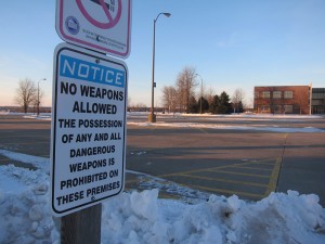 NO GUNS ALLOWED ON NIACC CAMPUS