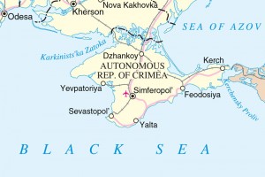 Map of Crimea. Source: UN Cartographic Section, DFS