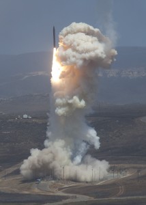 The Missile Defense Agency's Flight Test 06b Ground-Based Interceptor launches from Vandenberg Air Force Base, Calif., June 22, 2014. Missile Defense Agency photo