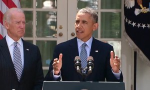 President Obama, along with Vice President Joe Biden, hold press conference on immigration reform