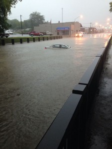  Mason City's Blake Cooper: "I rescued three young boys this morning from these cars A major flash flood!"