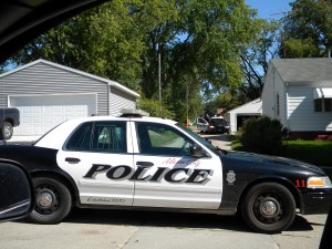 Mason City police squad car
