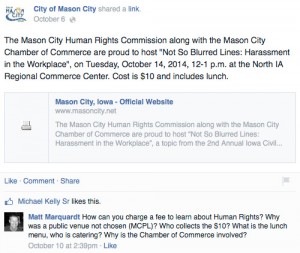 City charges $10 to learn about Human Rights. Taxes aren't enough.