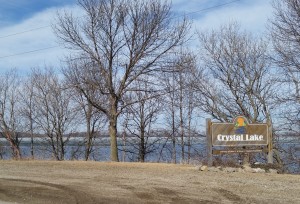 Crystal Lake, south of Forest City