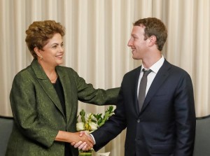 Mark Zuckerberg meets Brazil President Dilma Rousseff
