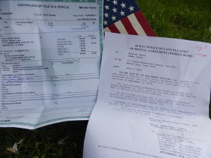 Patrick Joyce produced a title to his 1973 mobile home and an eviction letter from Gracious Estates.  He says it woud cost up to $10,000 or more to move the 42-year-old trailer, money he does not have.