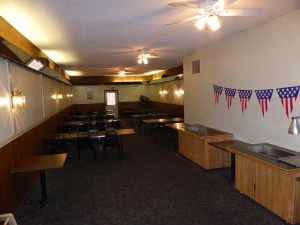 Banquet seating for dozens