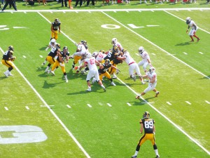 C.J. Beathard with the pass