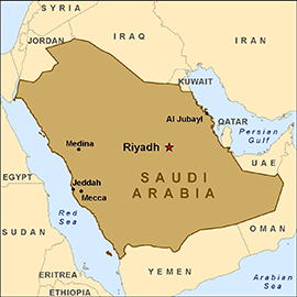 map-saudi-arabia