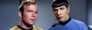 Kirk and Spock (CBS photo)
