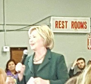 Hillary at the Events Center