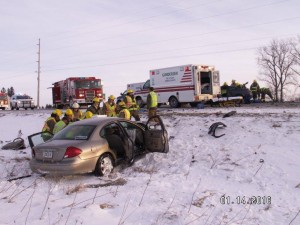 Fayette county sheriff's office photo from accident scene