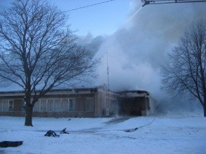 Fire at the Sacred Heart parish and school