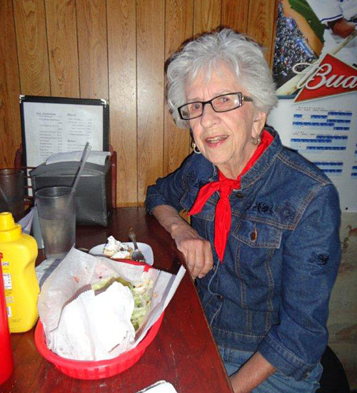 Betty Slock on the burger she had at Burke's Bar & Grill, 1221 N. Federal Ave.: "“This is one of the best hamburgers I have ever tasted. It’s just delicious.”