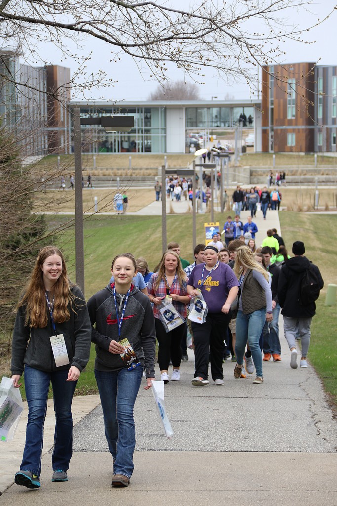 Students at NIACC campus
