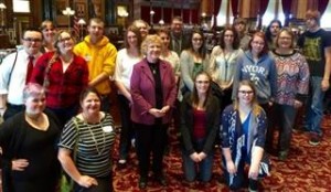 Students and educators from Osage Alternative Schools visited the Capitol, where they met with Senator Sodders and me. They shared with us how alternative education benefits each of them.