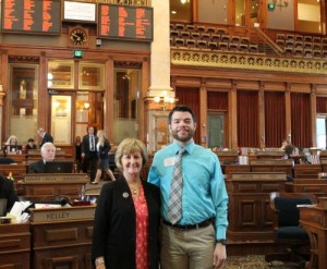 It was great to have Will Symonds from Mason City job shadowed me on Monday, April 18, 2016. 