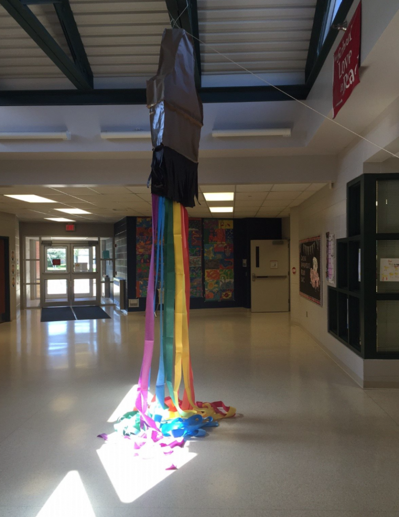 Art on display in Jefferson Elementary School (MCCSD photo)