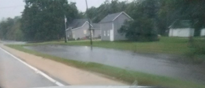 Flooding in the area