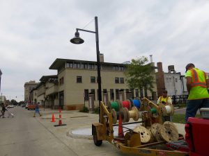 New street lights installed in downtown Mason City