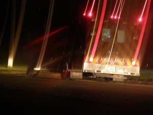 Ambulance on the scene