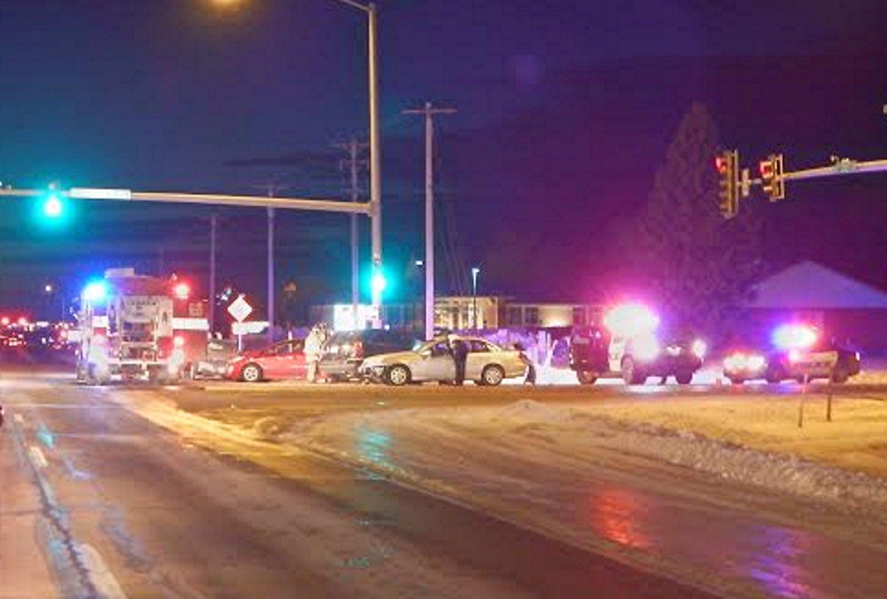 One injured after multicar accident near WalMart (PHOTOS & VIDEO