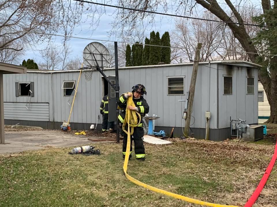 Clear Lake trailer home suffers damage in fire - NorthIowaToday.com