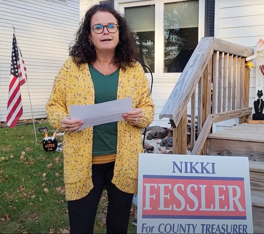 Nikki Fessler, candidate for Cerro Gordo Treasurer, says she is best